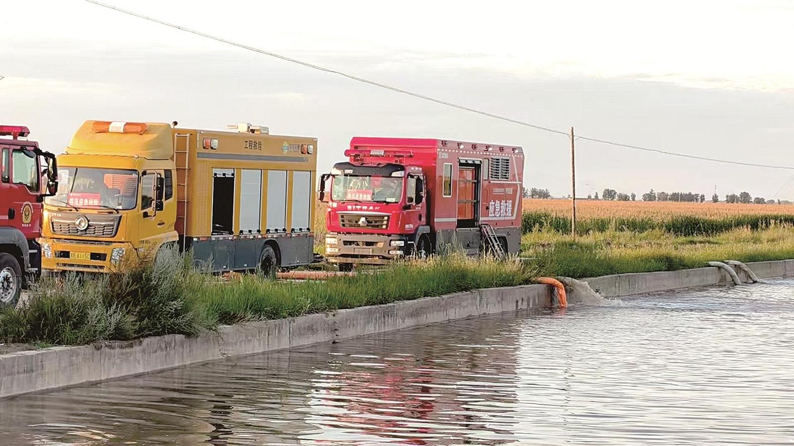 抗洪救灾|企业合力护土右安澜